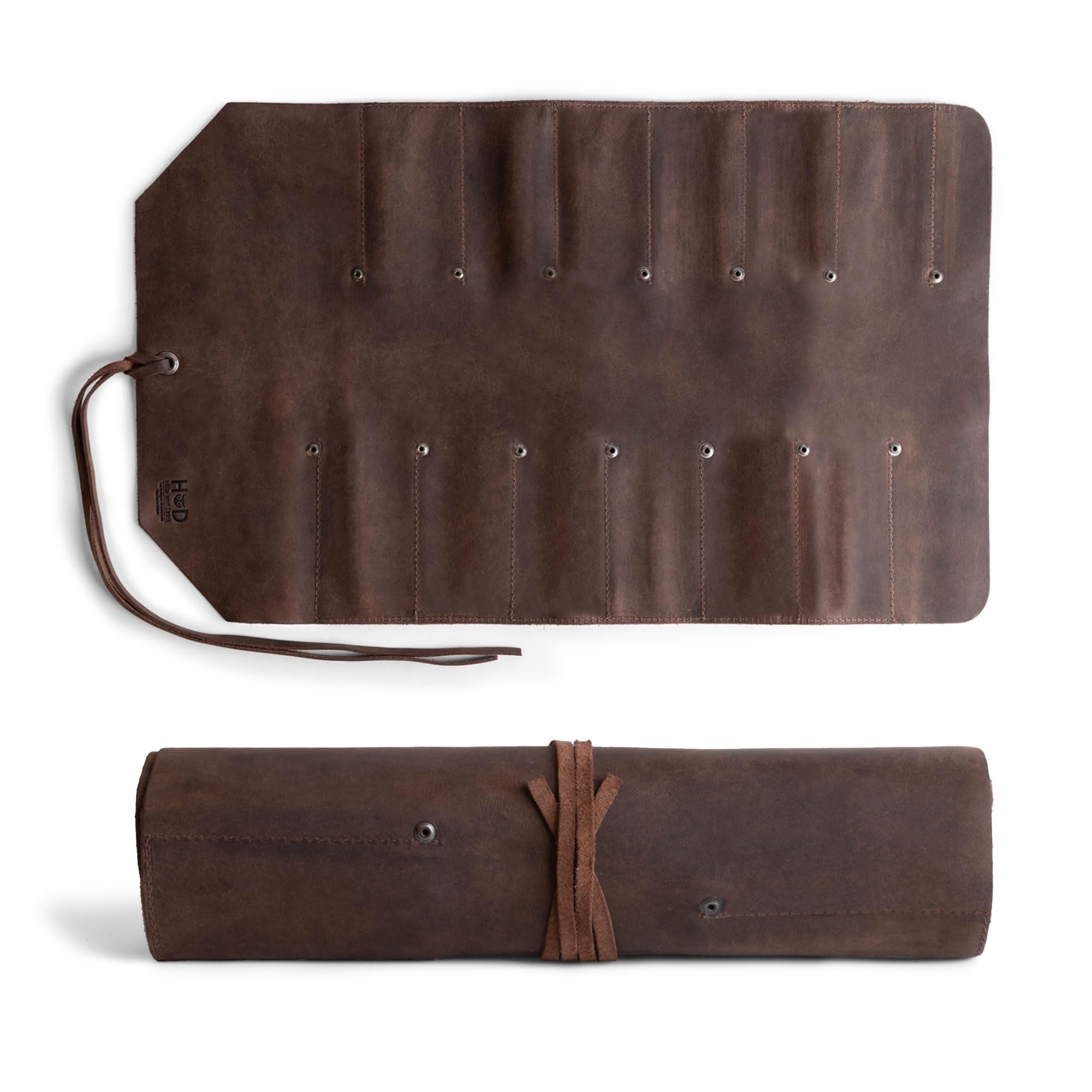 Big Tool Roll Handmade by Hide & Drink: Bourbon Brown : Amazon.ca